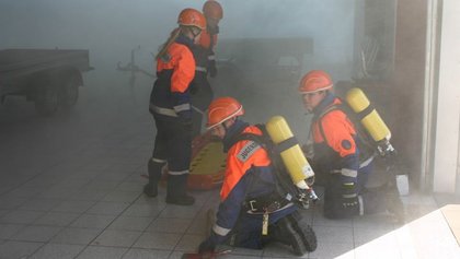 Feuerwehr Blomert Anhängercenter Fahrzeugbau Nordwalde Übung